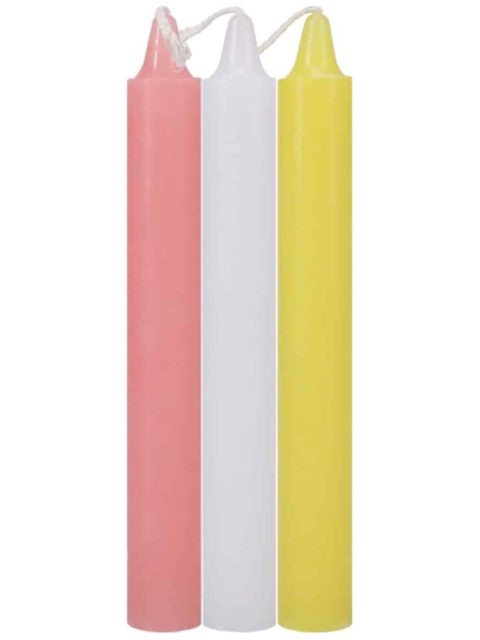 Doc Johnson Japanese Drip Candles 3 Pack Multi