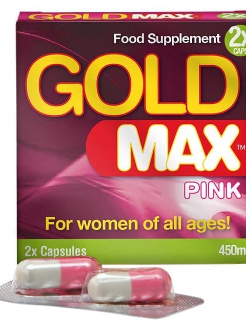 GoldMAX Libido Supplement 2 Pack For Women Pink 450mg