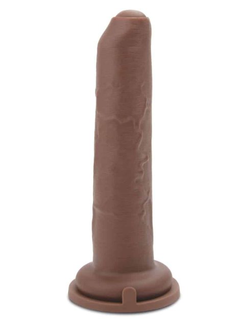 Me You Us Uncut Ultra Cock 8inch Caramel Realistic Dildo