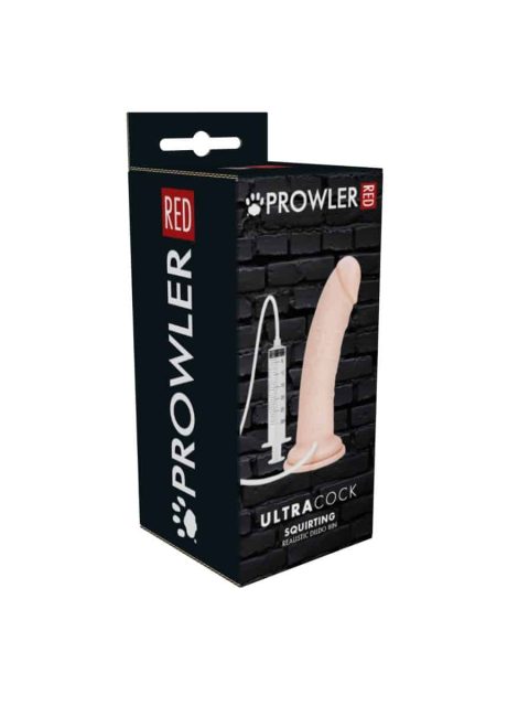 Prowler RED Ultra Cock Realistic Squirting Dildo 8"
