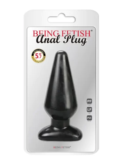 Anal Plug 5.7" black
