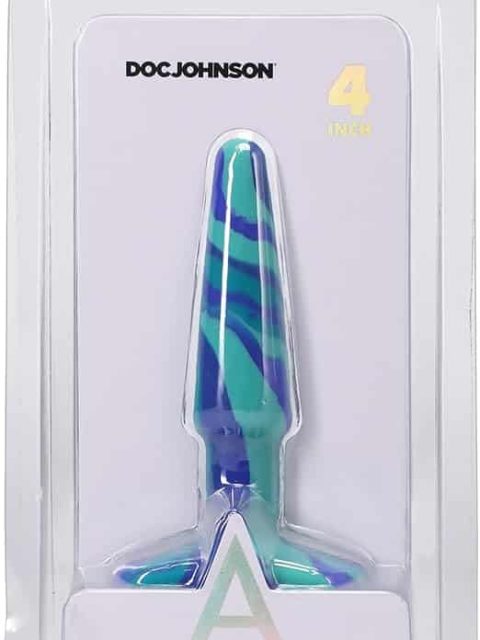 A-Play Groovy Anal Plug - 4" - Beginner-Friendly Silicone Butt Plug with Flared Base