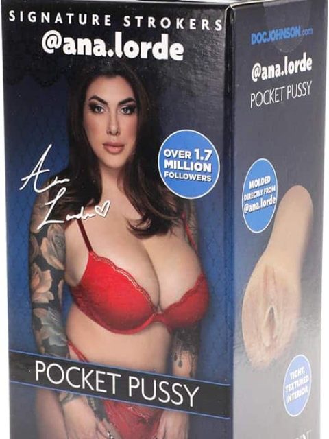 Doc Johnson Girls of Social Media, Ana.Lorde, Ultraskyn Pocket Pussy,