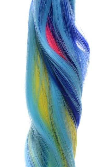 Rainbow Pony Tail Anal Plug