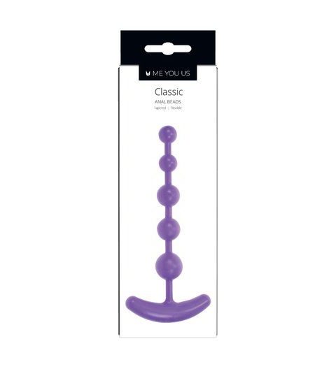 Me You Us Classic Anal Beads Purple