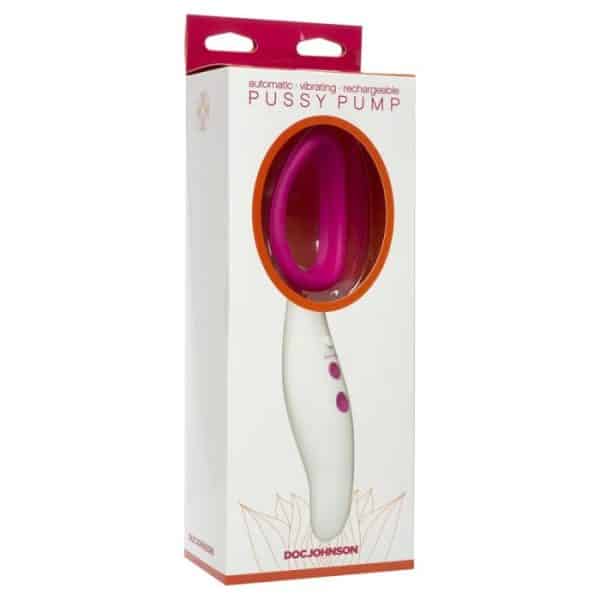 Doc Johnson Vibrating Pussy Pump Pink