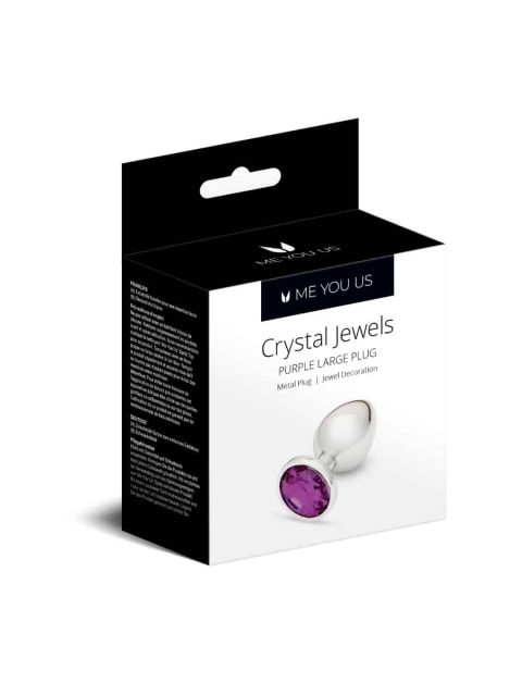 Me You Us Crystal Jewels Purple Large