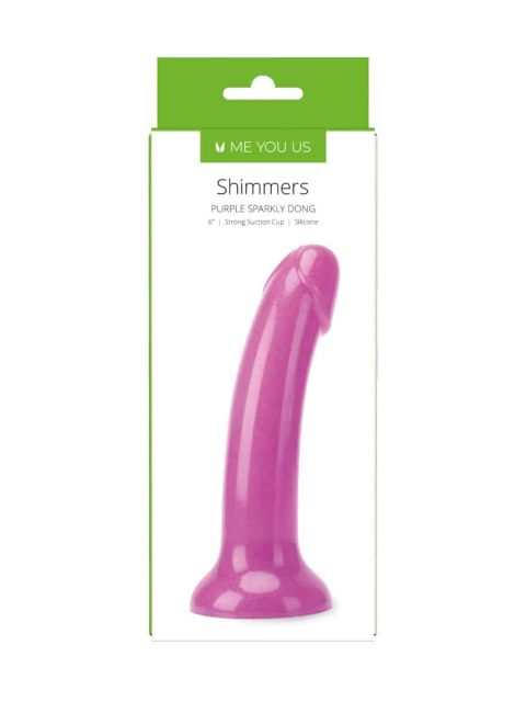 Me You Us Shimmers Sparkly Dong Purple 6inch