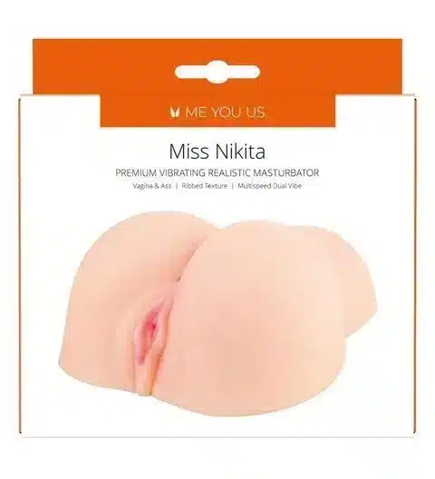 Me You Us Miss Nikita Premium Vibrating Realistic Masturbator Flesh