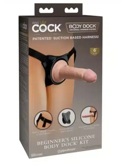 King Cock Elite Beginner's Silicone Body Dock Kit