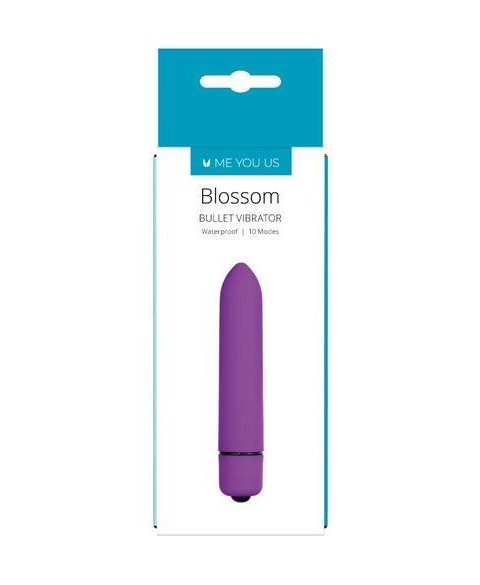 Me You Us Blossom 10 Mode Bullet Vibrator Purple