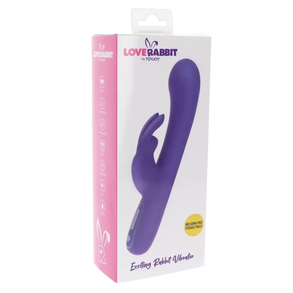 ToyJoy Rechargeable Purple Love Rabbit