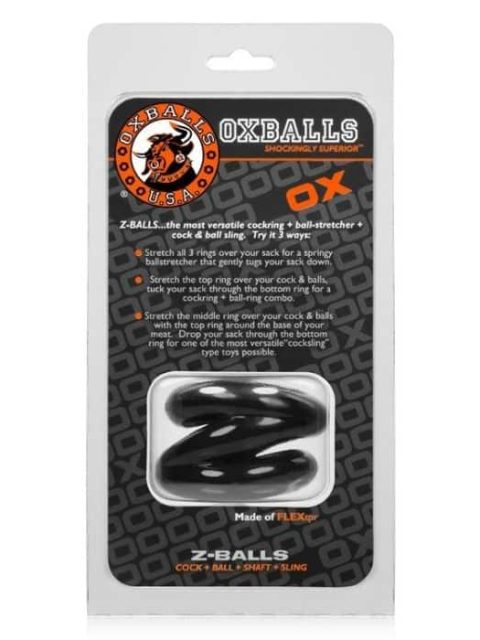 Oxballs Z Balls Ballstretcher Black