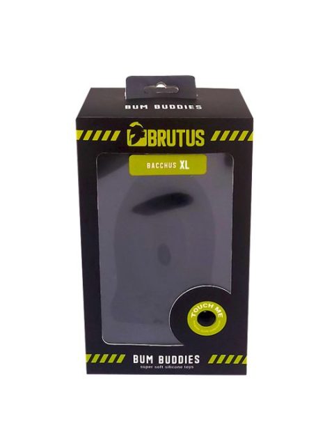 Brutus Bum Buddy Bacchus Butt Plug Black XL