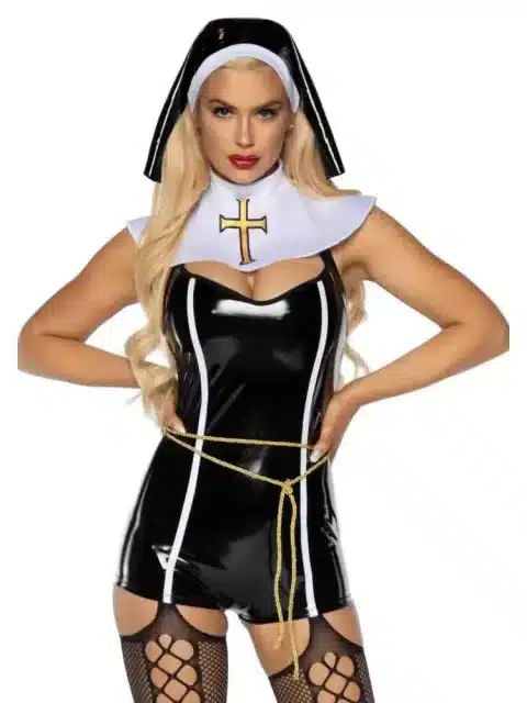 Leg Avenue - Sinful Sister Costume - Black