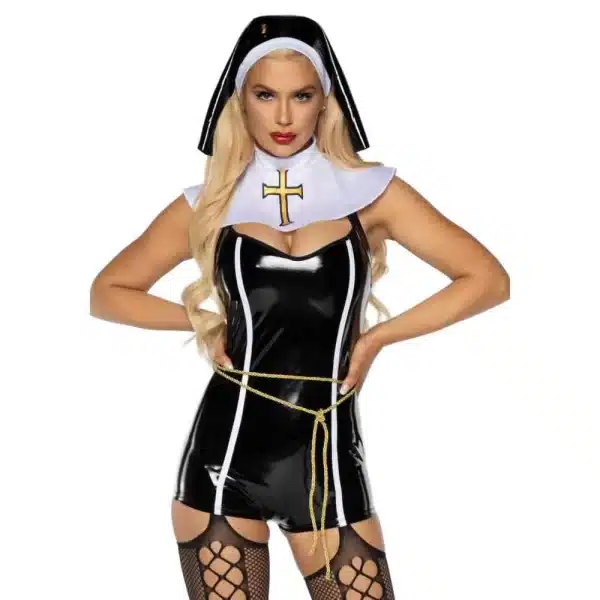 Leg Avenue - Sinful Sister Costume - Black