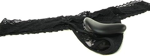 Secrets Vibrating Panties Lace Panties Black One Size