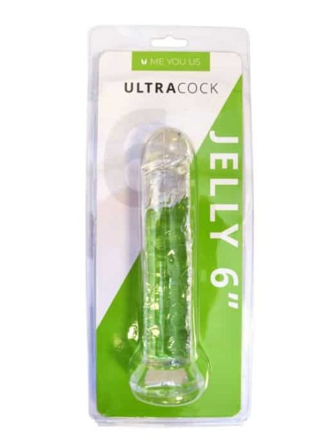 Me You Us Ultra Cock Clear Jelly Dong 6"