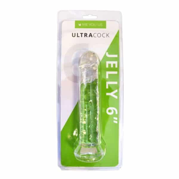 Me You Us Ultra Cock Clear Jelly Dong 6"