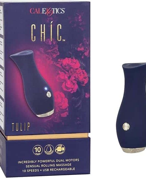 CalExotics Chic Tulip Vibrator, Blue