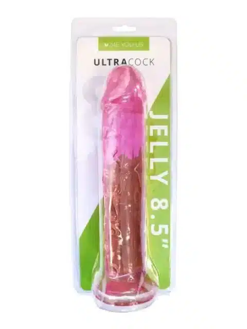 Me You Us Ultra Cock Pink Jelly Dong (8.5")