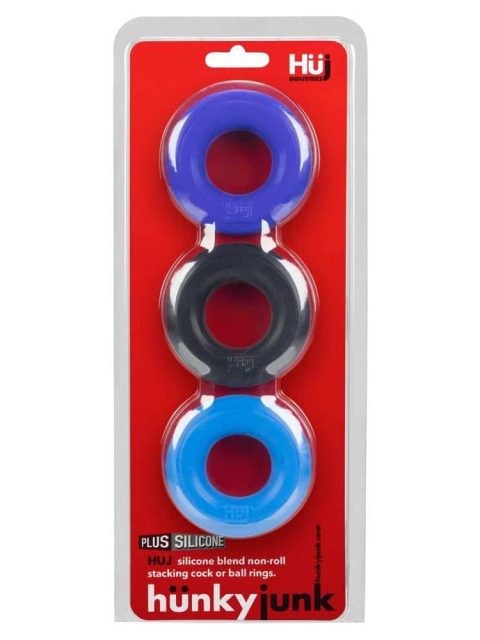 Hunkyjunk HUJ3 3 Pack C Ring Multi