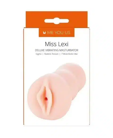 Me You Us Miss Lexi Deluxe Vibrating Realistic Masturbator Flesh