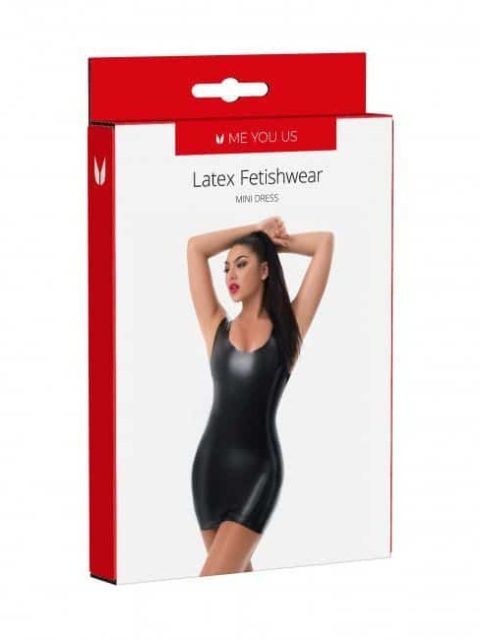 Me You Us Latex Mini Dress