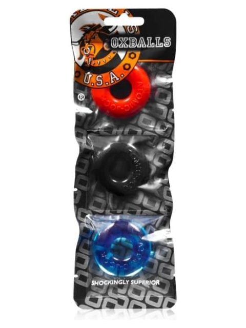 Oxballs Ringer 3 Pack Multi Small