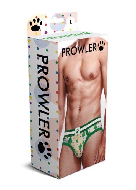 Prowler Trees & Polka Dots Brief Green