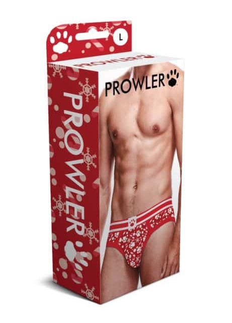 Prowler Christmas Paws Brief Red