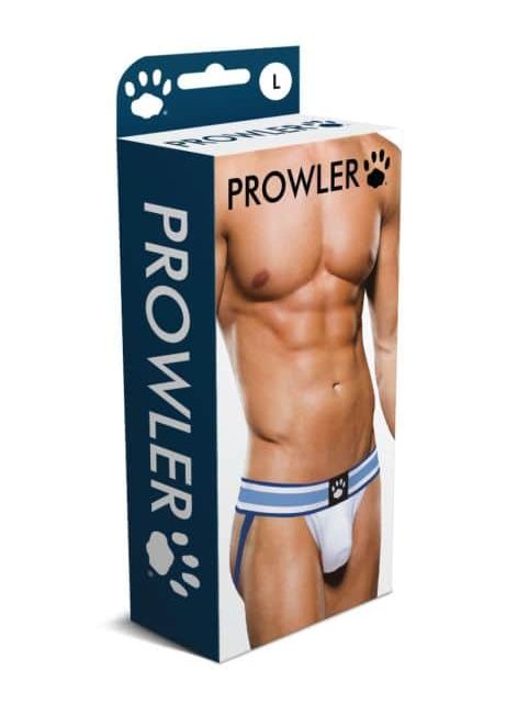 Prowler Jock Strap White Blue