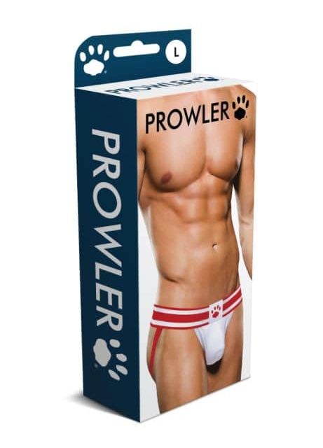 Prowler Jock Strap White Red