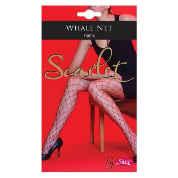 Scarlet Whale Net Tights