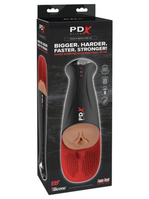 PDX Elite Fuck-O-Matic Pro Masturbator XL Brown