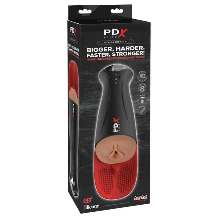 PDX Elite Fuck-O-Matic Pro Masturbator XL Brown